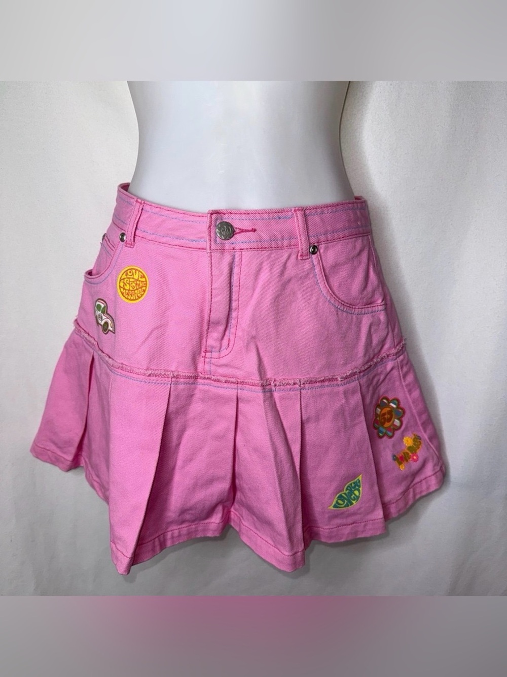 Disney denim skirt
